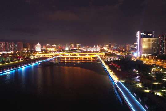 汾河夜色