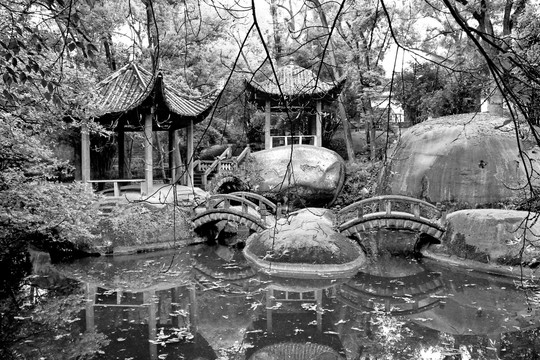 中式古典园林实景