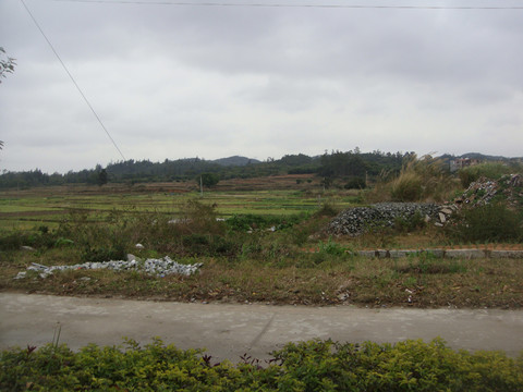 山区野外拍照