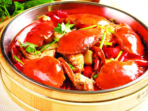 干锅香虾蟹