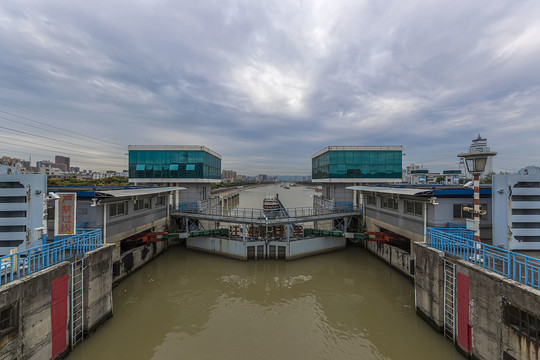 葛洲坝3号船闸全景