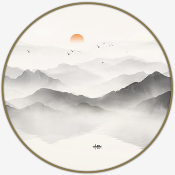 国画山水画