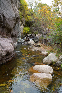 河北蔚县金河口自然风景清泉