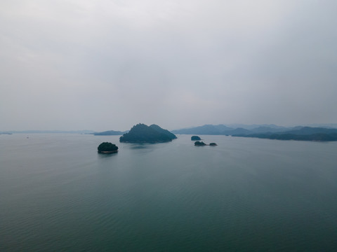 无人机航拍杭州千岛湖058