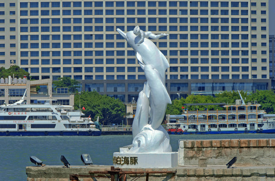 厦门白海豚雕塑