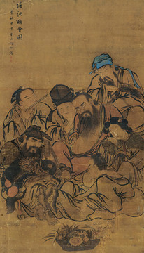 张翀瑶池酣会图
