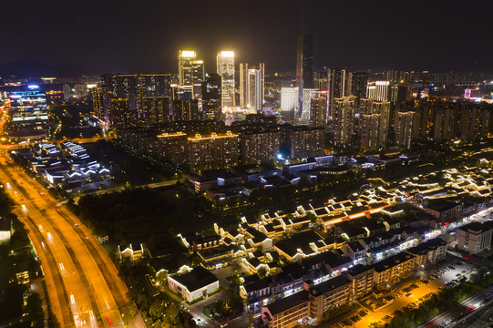 杭州未来科技城夜景