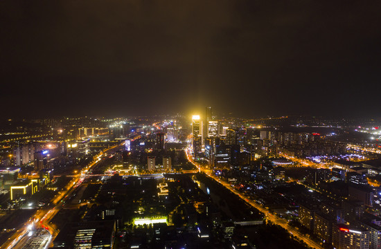 杭州未来科技城夜景