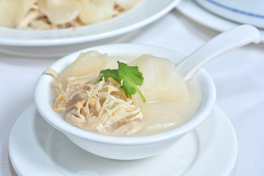 花胶肉丝羹