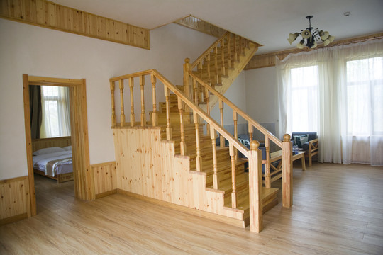 木屋别墅楼梯