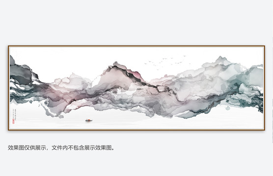 现代水墨画