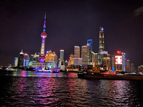 外滩黄浦江夜景4