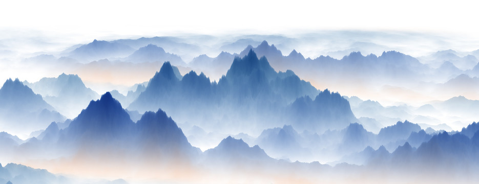 新中式山水画
