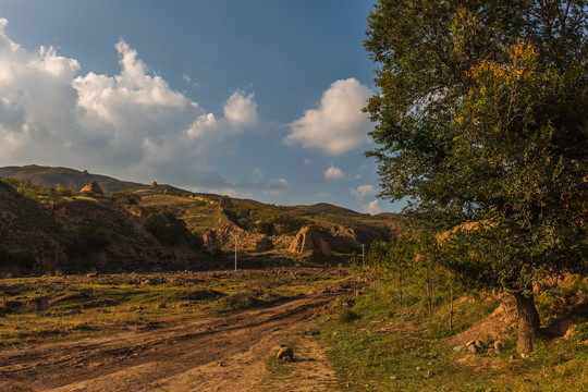 中国山西摩天岭风景区自然风光