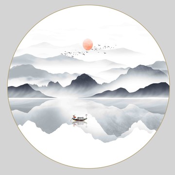 山水山水画