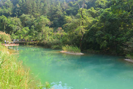 贵州小七孔山水风景