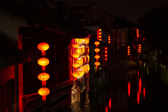 西塘古镇夜景