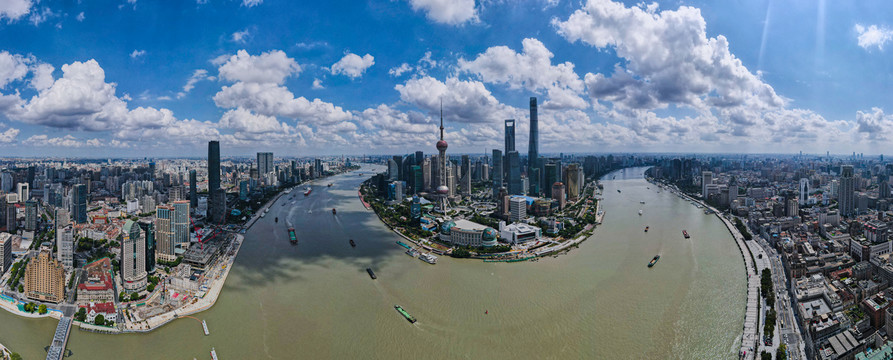 上海航拍全景