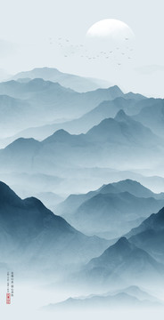 写意山水画