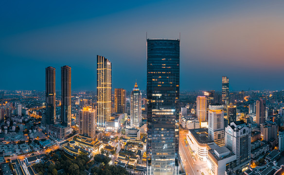 无锡城市CBD夜景