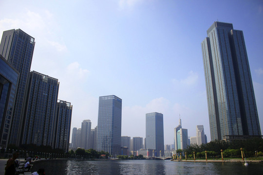 天津海河风景