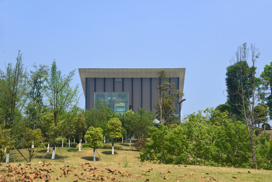 成都科学城规划展示厅外景