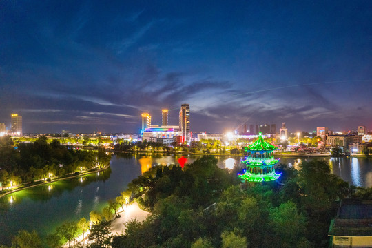 青岛莱西夜景