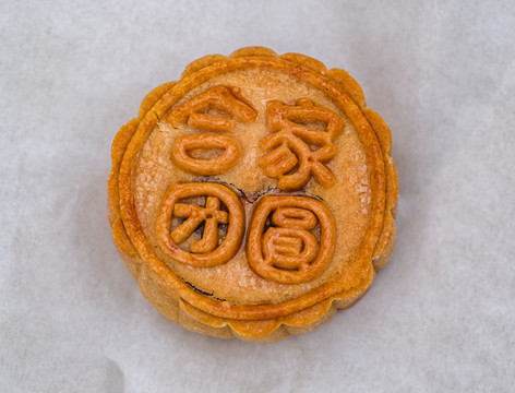 特写月饼摄影