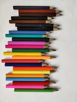 彩色铅笔特写