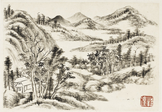 董邦达东山画