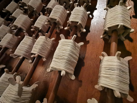 古代纺织工具绕线棒