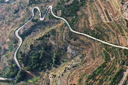 枣庄市山亭区翼云山盘山公路