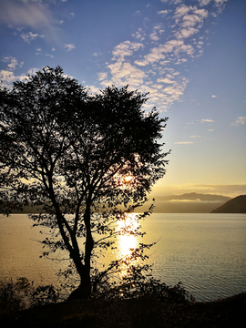 湖景