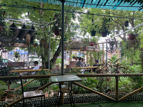 越南园林式咖啡厅