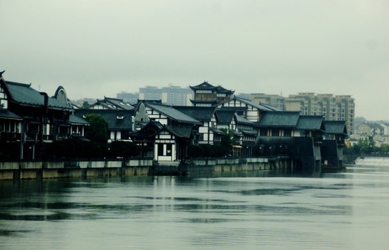 烟雨古镇