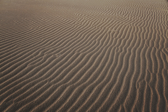 巴丹吉林沙漠沙纹素材