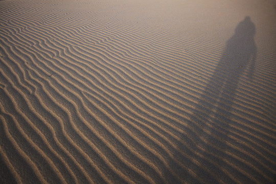 巴丹吉林沙漠沙纹素材