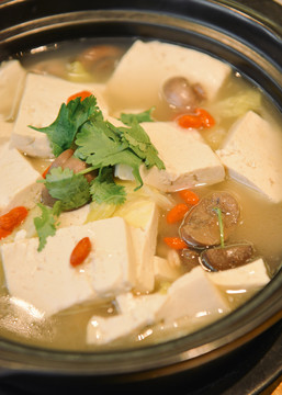 豆腐板栗汤