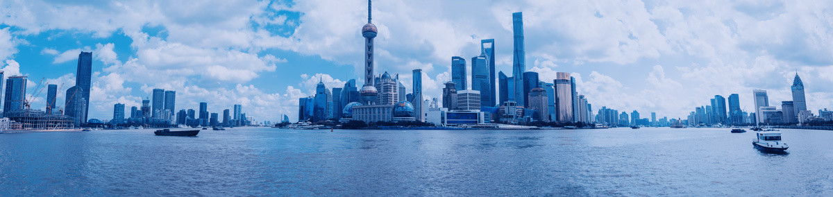 上海陆家嘴全景