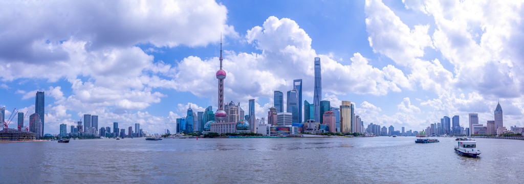 上海陆家嘴全景