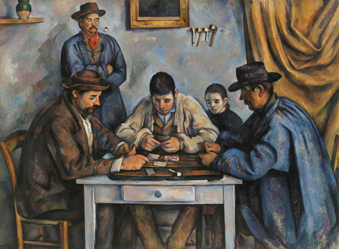 Paul.Cézanne纸牌玩家