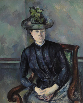 Paul.Cézanne戴绿帽的塞尚夫人