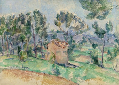 Paul.Cézanne普罗旺斯狩猎小屋