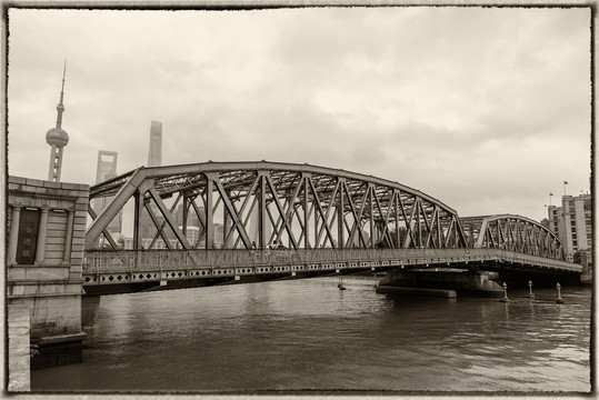 上海老照片外白渡桥