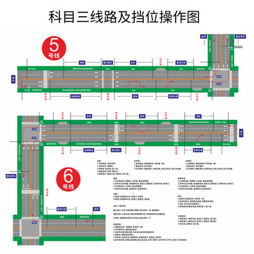 科目三考试线路图