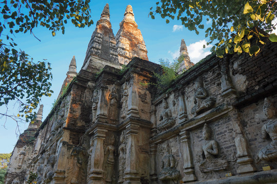 泰国清迈寺院石刻