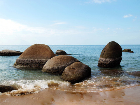 海南三亚天涯海角风光