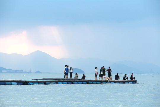海边