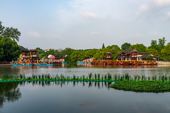 南京白鹭洲公园景色