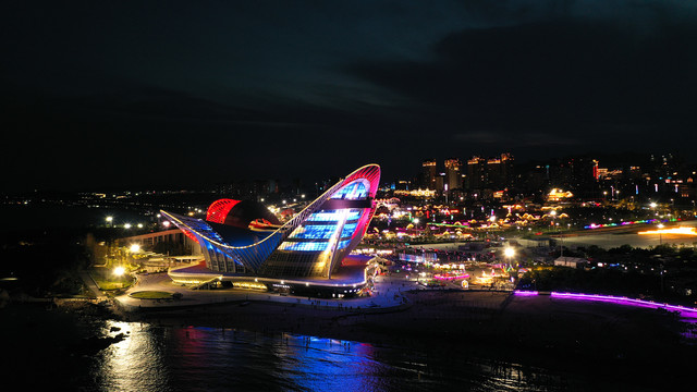 金沙滩啤酒节夜景